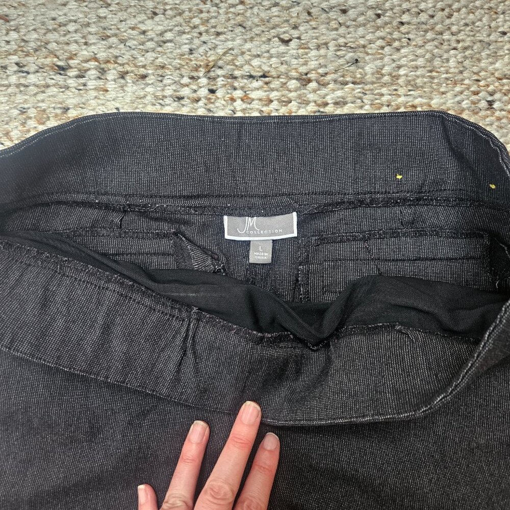 Mcollection Gray Slacks L - Picture 3 of 5